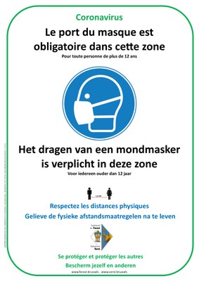 Zone masque obligatoire FR NL 24 07 20